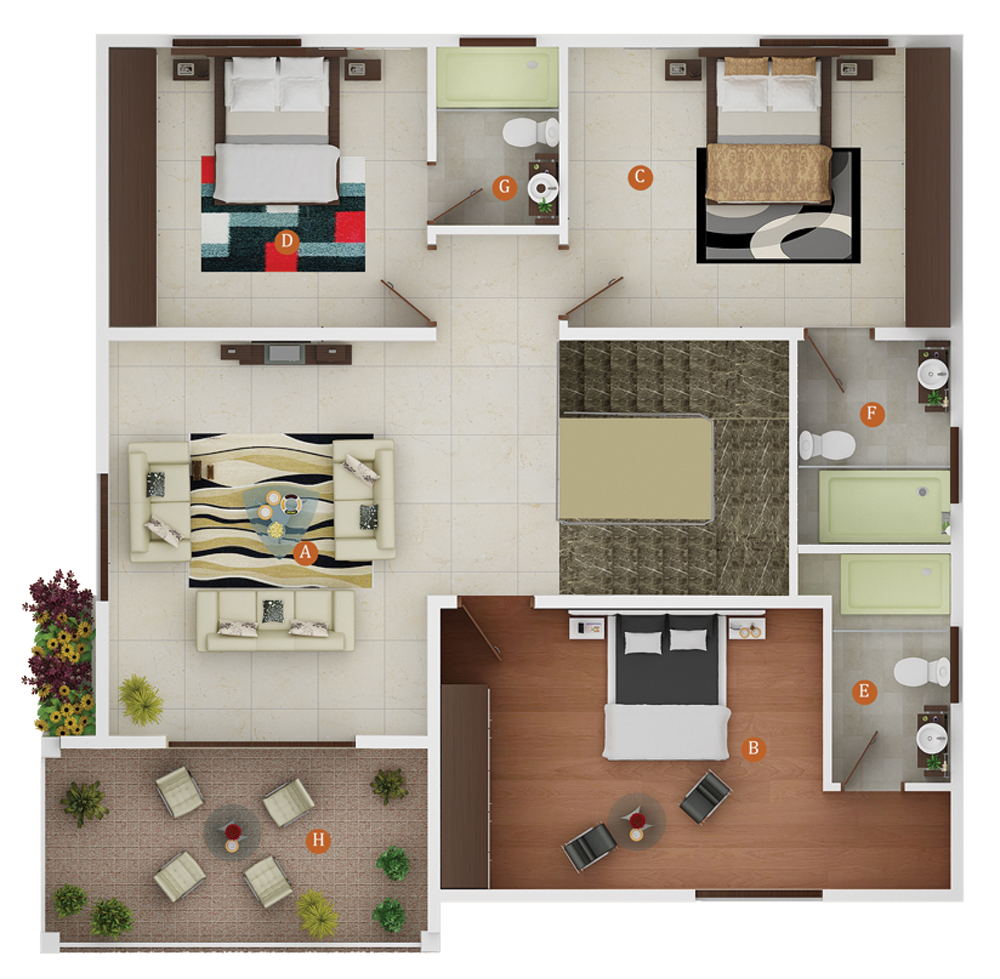 Urban Ridge Villas Floor Plans and Layout Master Plan