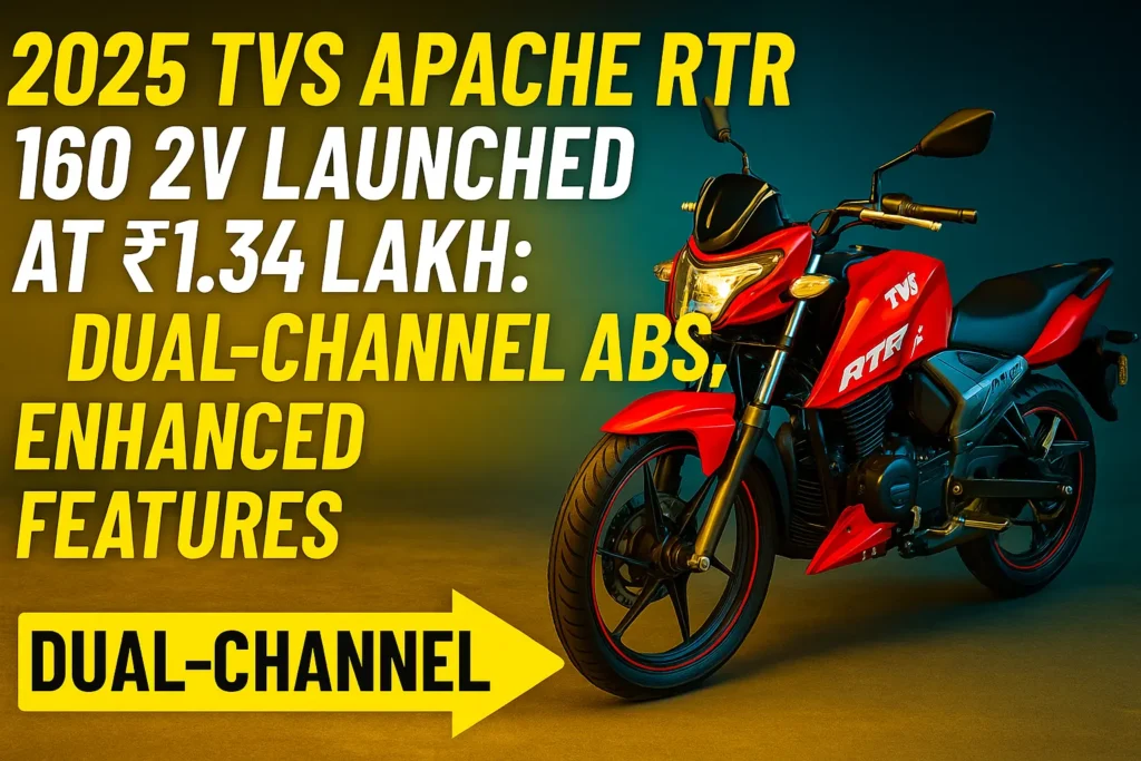 2025 TVS Apache RTR 160 2V Launched