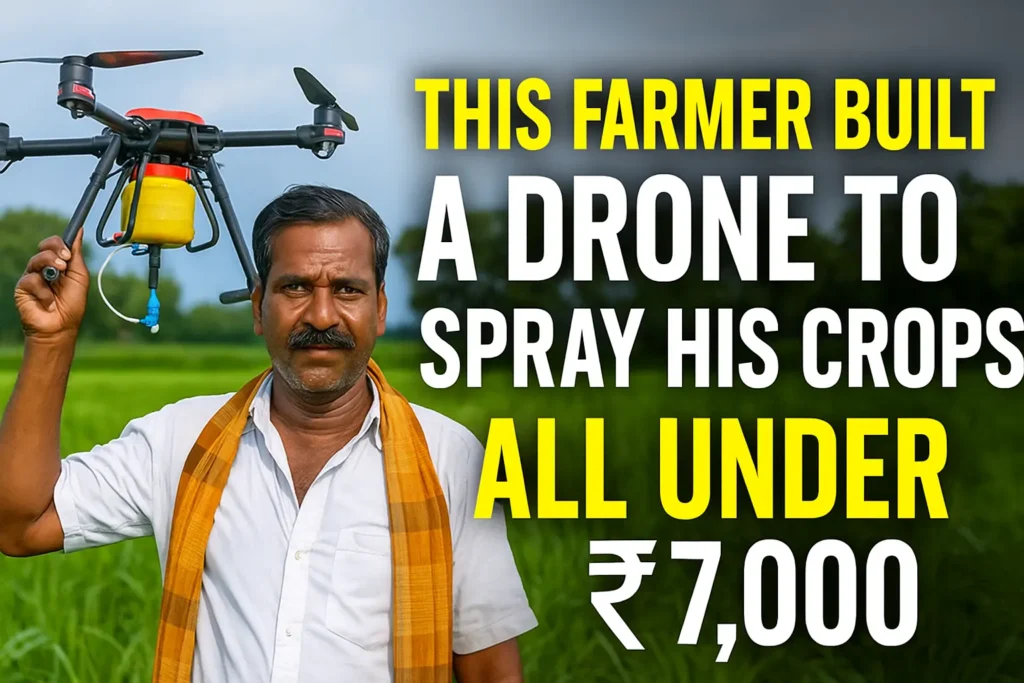 This Farmer Built a Drone to Spray