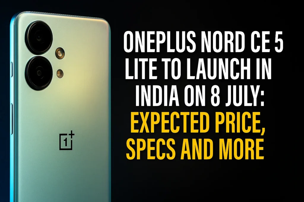 OnePlus Nord CE 5 Lite Launching